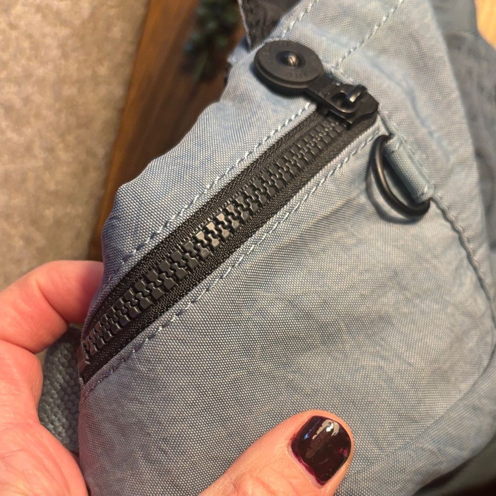 Kipling Slate Blue Crossbody or Fanny Bag - Picture 9 of 9